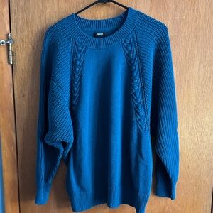 Simply Vera Vera Wang Blue Crewneck Sweater
